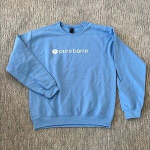 Private Label Light Blue Crewneck Sweater